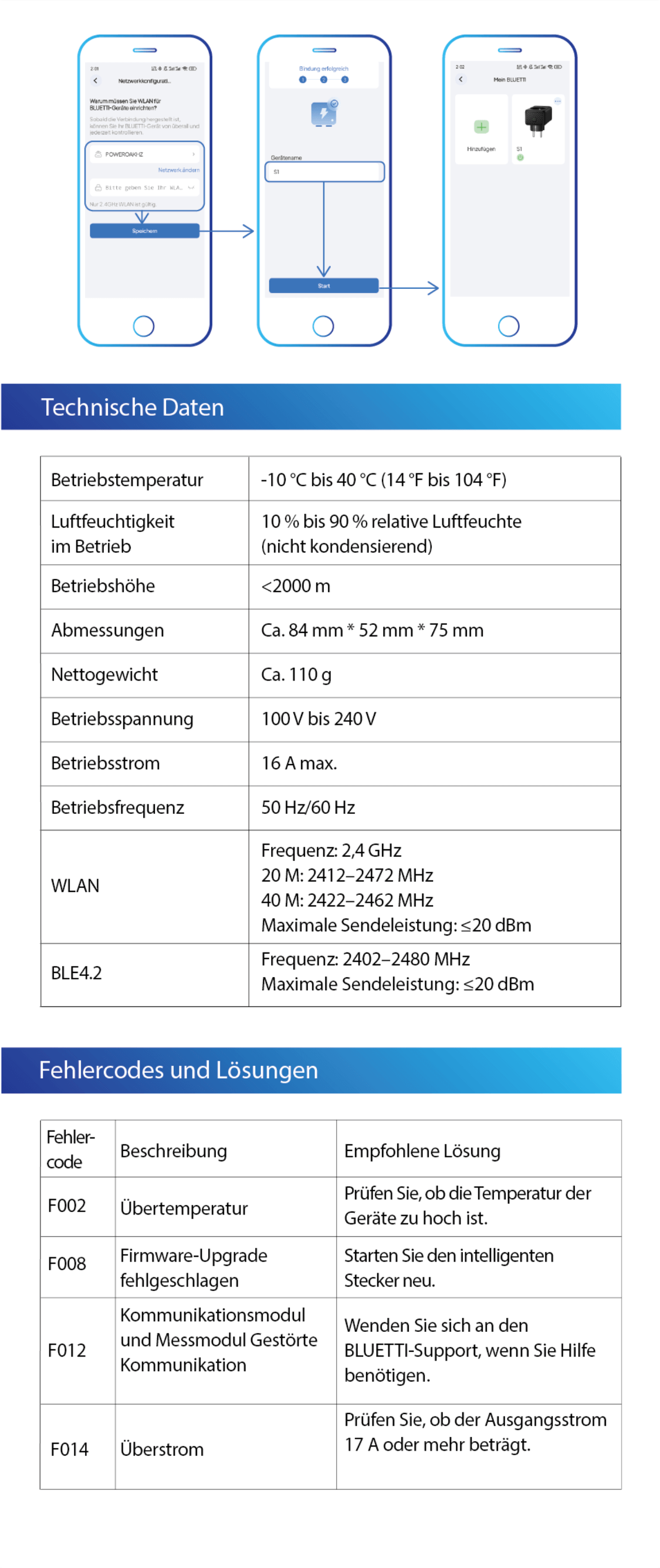 DE Sicherheitshinweise